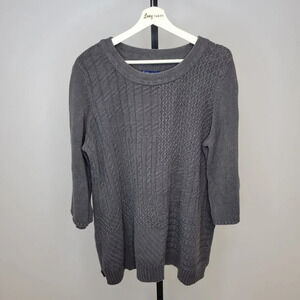 Karen Scott Wide Sleeve  Sweater